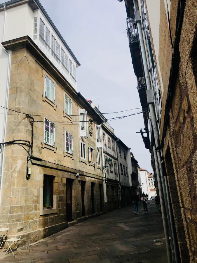 圣地亚哥－德孔波斯特拉Apartamento Casco Historico公寓 外观 照片